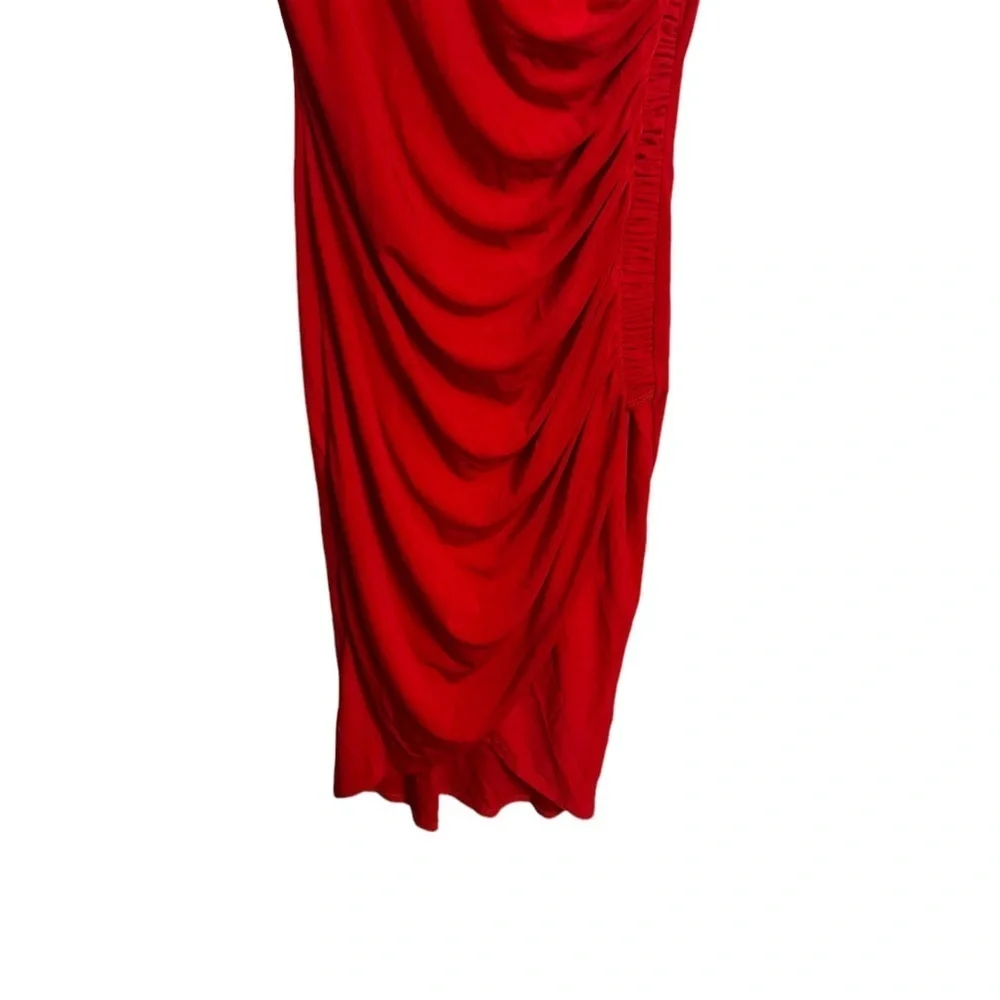 NWT Joseph Ribkoff Modele Lipstick Red Sexy Bodycon Dress Stretchy Siz 4